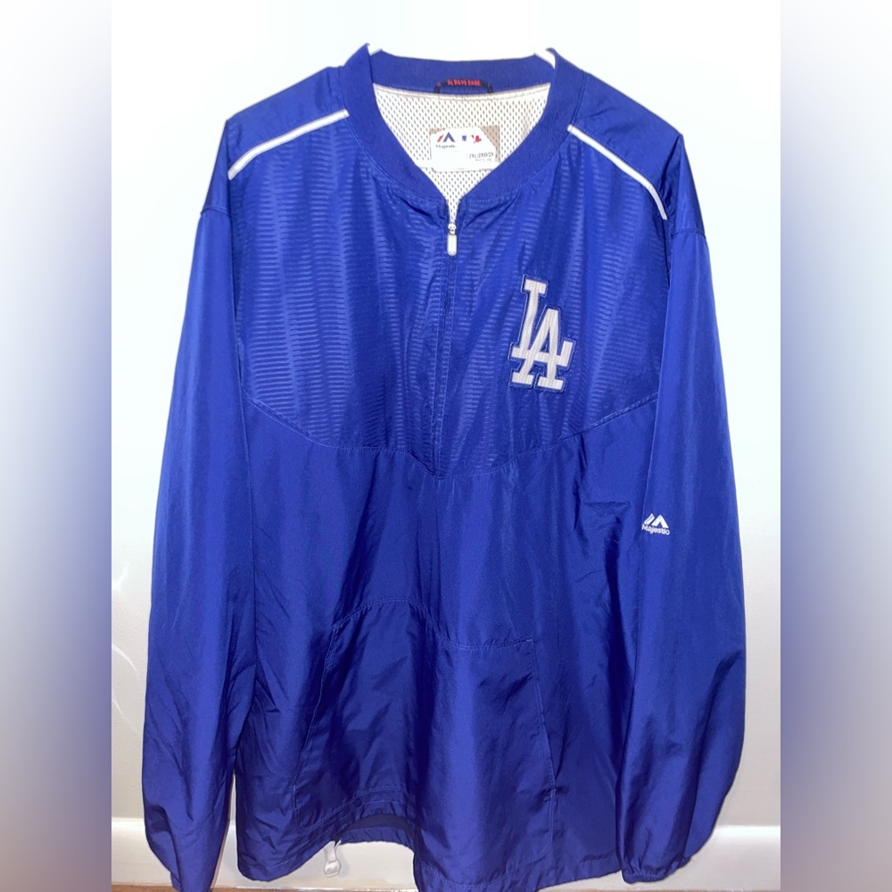 Authentic LA Dodgers 1/4 zip pullover dugout jacket - Majestic - XXL
